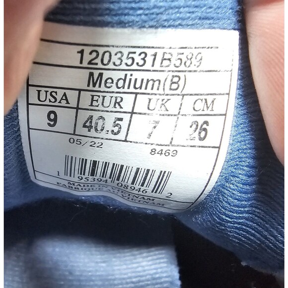 Brooks Ladies 9B Adrenaline GTS 22 Blue Purple/Lilac Running Shoes Gym Sneakers - Picture 14 of 16